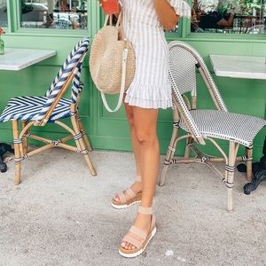 Steve Madden Bandi Platform Wedge Sandals